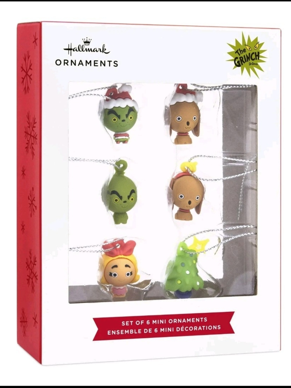 Hallmark How the Grinch Stole Christmas! Mini Shatterproof Christmas Ornaments